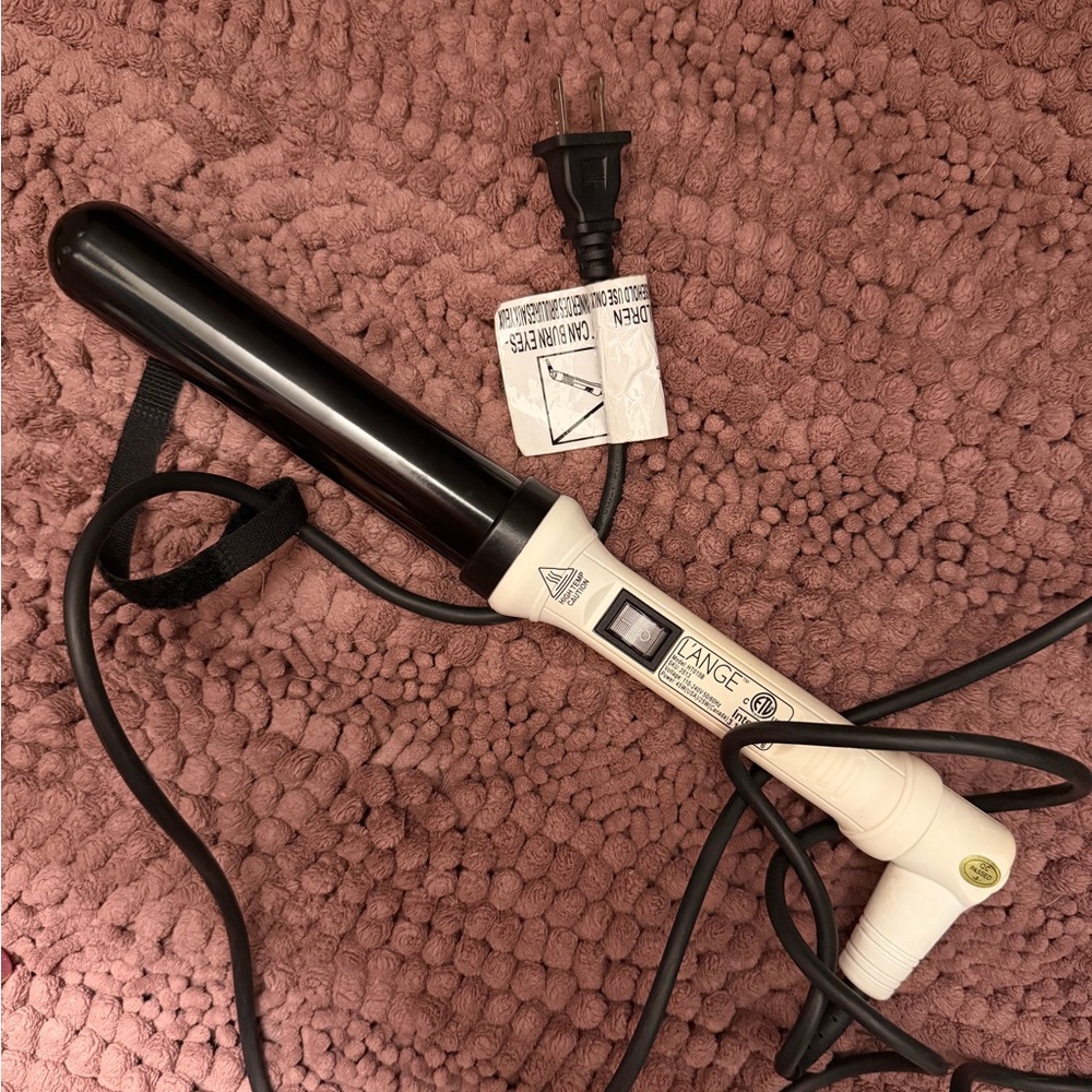 Lange Black and White Curling Wand